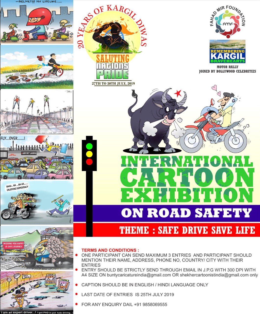 International cartoon Exhibition on road safety/ India 2019 - Tabriz  Cartoons - Tabriz Cartoons | 2023